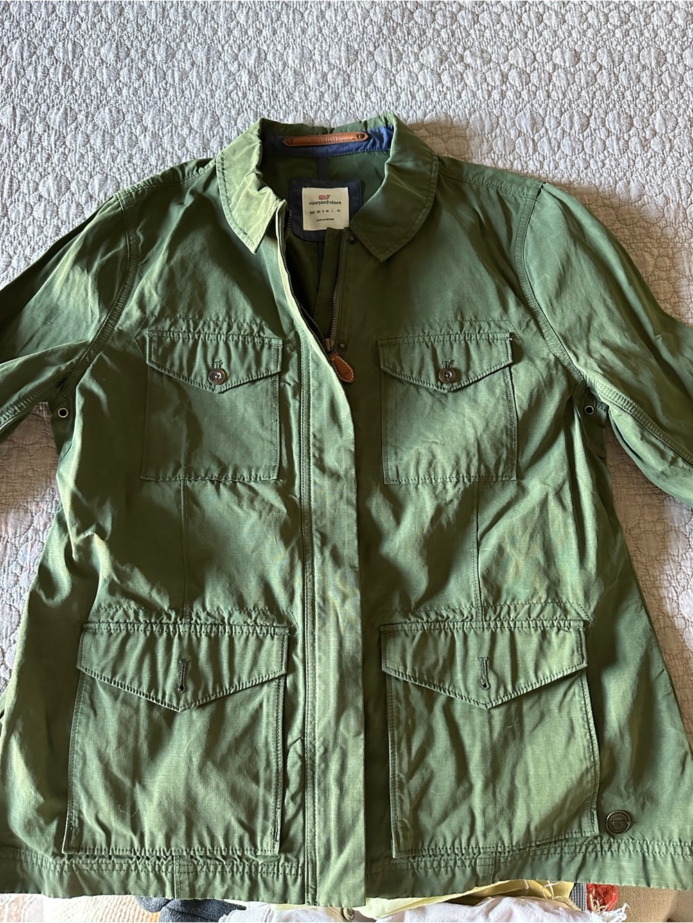 Vineyard Vines Olive Green Utility Jacket